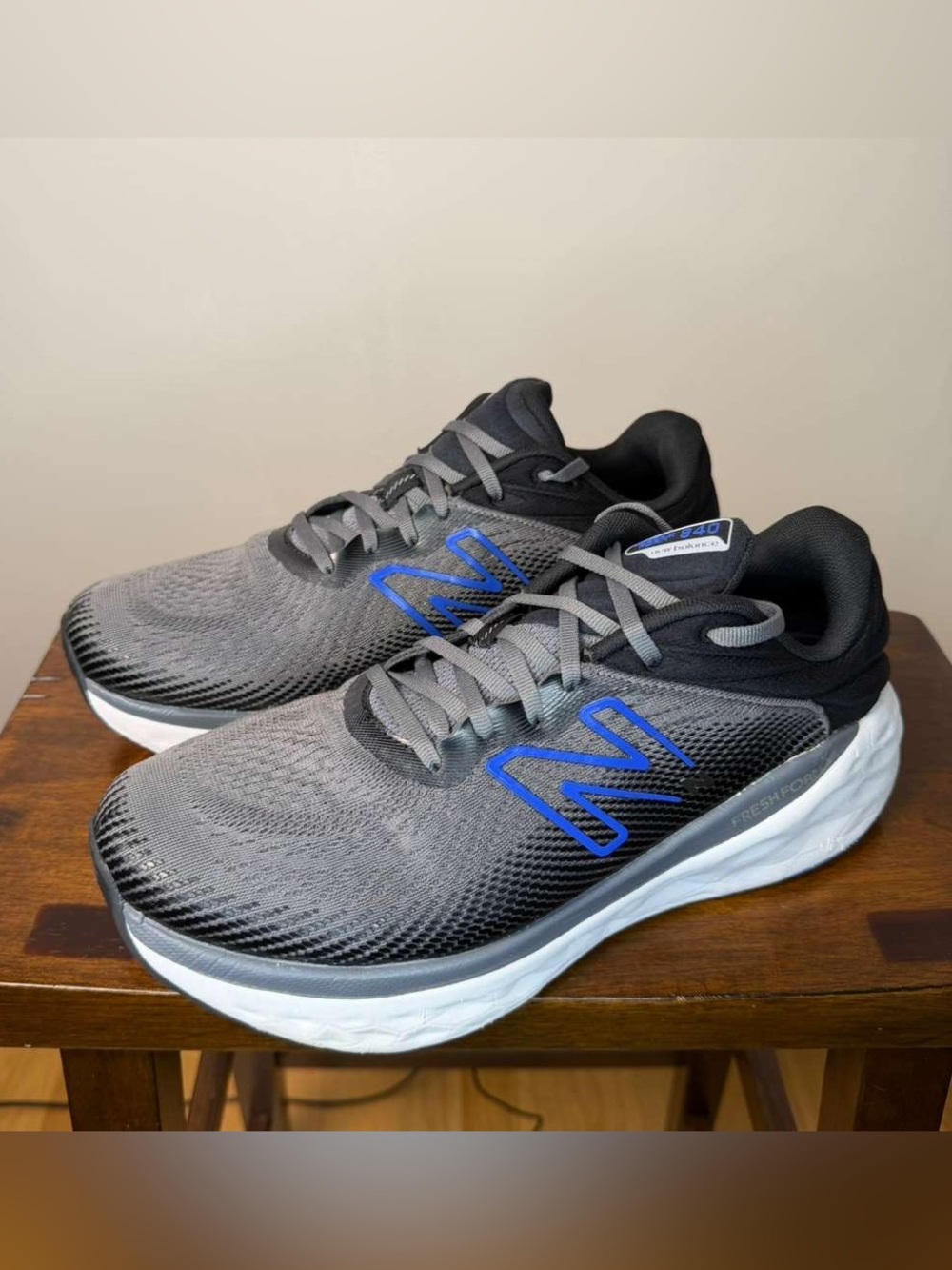 New Balance Fresh Foam X 840v1 Menโs 11 2E Wide M840FCB Gray Blue Running